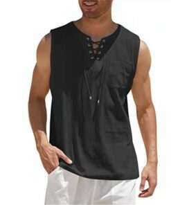 Men’s Cotton Linen Tank Tops