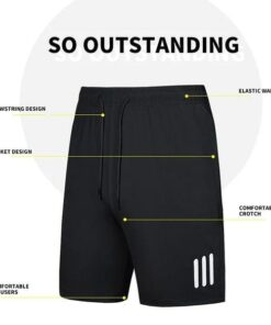 Ice silk stretch shorts