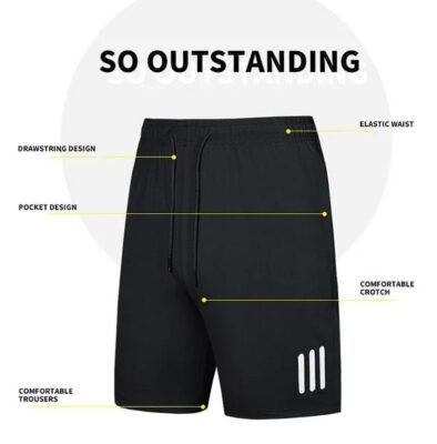 Ice silk stretch shorts