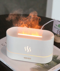 LED Essential Oil Flame Lamp Diffuser