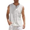 Men’s Cotton Linen Tank Tops