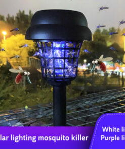 Outdoor Solar-Powered LED Mosquito Killer Lamp