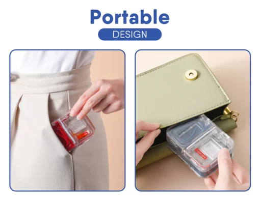 3 in 1 Pill Cutter Portable Medical Holder