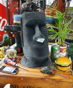 Easter Island Moai Head Tissue Dispenser