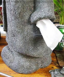 Easter Island Moai Head Tissue Dispenser
