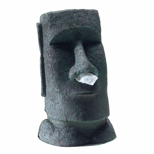 Easter Island Moai Head Tissue Dispenser