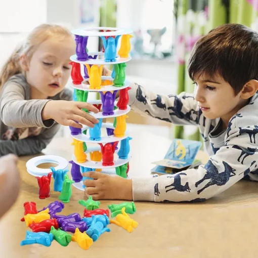 Pingvin Tower Collapse Balance Toy