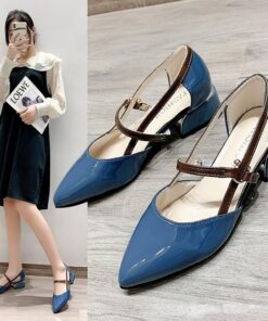 Pointed Toe Low Heel Sandals