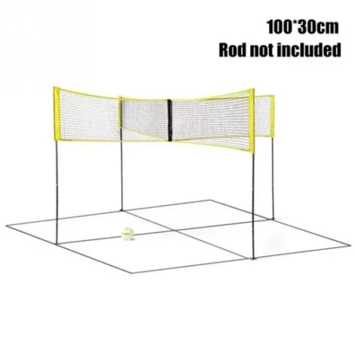Bärbar träningsutrustning för volleybollnät