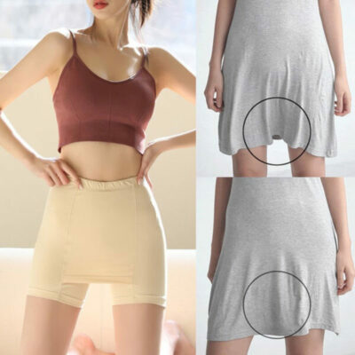 Double-layer Front Crotch Ice Silk Shorts