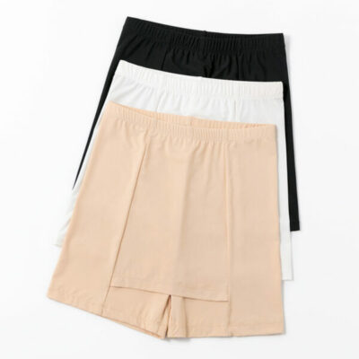 Double-layer Front Crotch Ice Silk Shorts