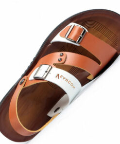 Summer Fashion Breathable Leather Men Beach Slippers