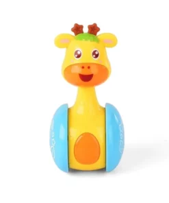 Sliding Deer Baby Tumbler Rattle Toy