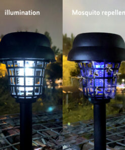Outdoor Solar-Powered LED Mosquito Killer Lamp