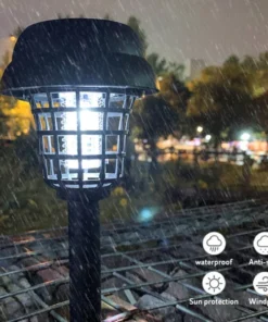 Outdoor Solar-Powered LED Mosquito Killer Lamp