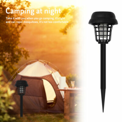 Outdoor Solar-Powered LED Mosquito Killer Lamp