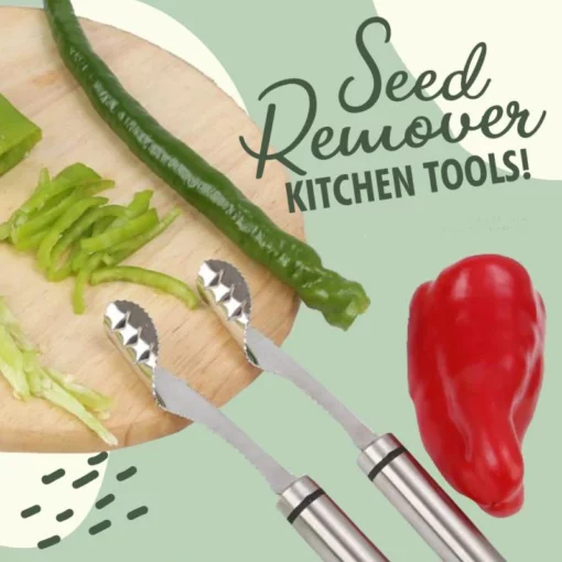 Edelstahl-Chili Corer Peppers Seed Remover