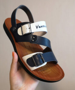 Summer Fashion Breathable Leather Men Beach Slippers