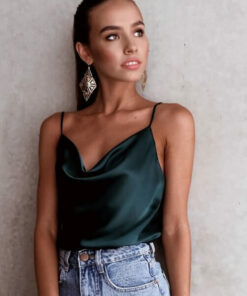 Silk Satin Top Tanks