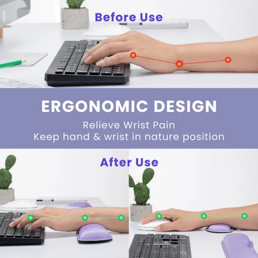 I-Keyboard Mouse Wrist Hand Rest Pad