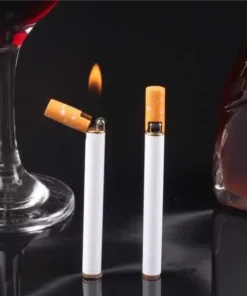 Butane Gas Metal Cigarette Shaped Lighter