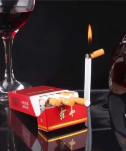 Butane Gas Metal Cigarette Shaped Lighter