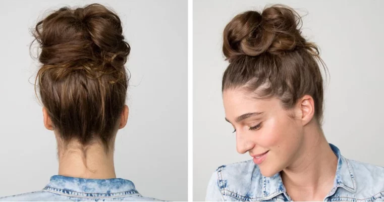 Messy Rose Bun
