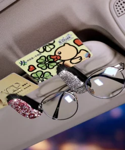 Car Visor Sunglasses Diamond Holder