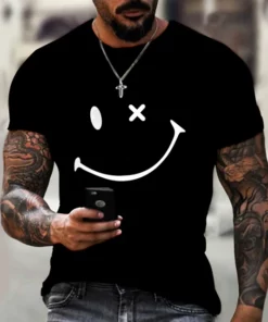 Men's T-Shirt 3D Print Graphic Optical Illusion Plus Size Short Sleeve Casual Tops