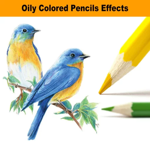 Set de creioane colorate portabile