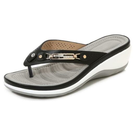 Mto Laini wa Wanawake Flip Flops Thong Sandals Slippers