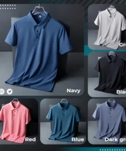 Men's Cool Quick Dry Polo Shirts