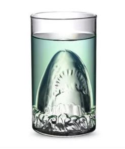 Transparent Shark Drinking Glass