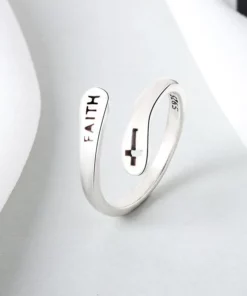 Women’s Copper Cross Faith Ring