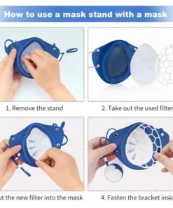 Reusable Silicone Mask with Filter