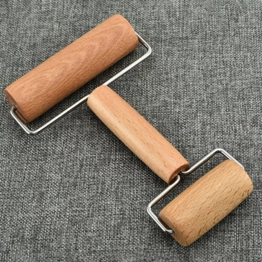 Con lăn bánh ngọt bằng gỗ với hai mặt