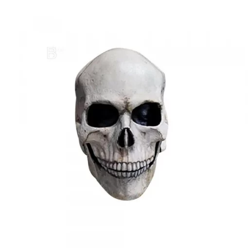 Máscara de cráneo humano realista con mandíbula móbil