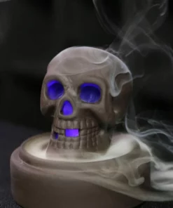 Backflow LED Skull Incense Burner