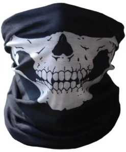 Seamless Skeleton Face Mask Bandana