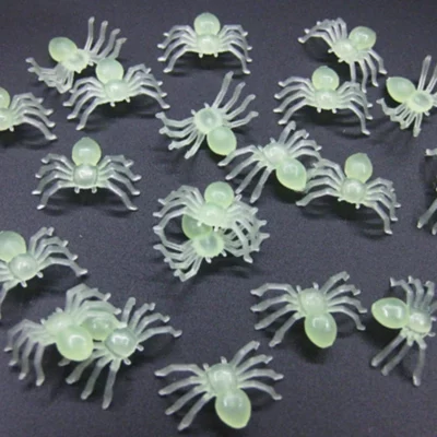 Glow In The Dark Spiders For Halloween Décor