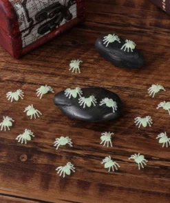 Glow In The Dark Spiders For Halloween Décor