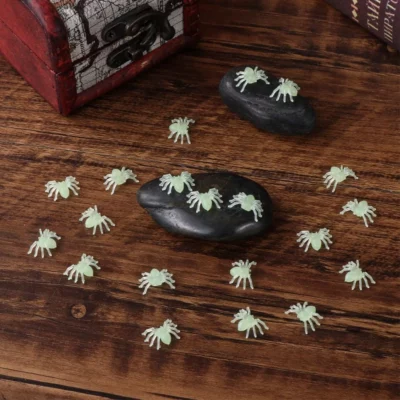 Glow In The Dark Spiders For Halloween Décor