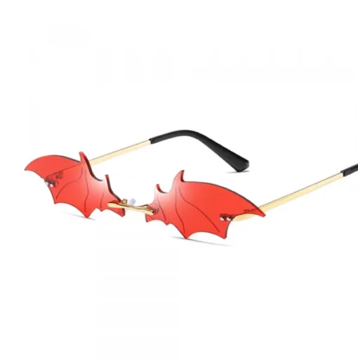 Unieke Vintage Gotiese Bat Wing-sonbril