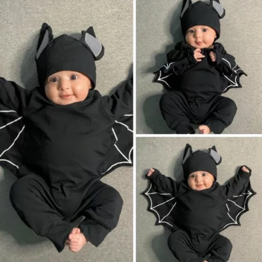 Roztomilý a útulný kostým netopýra pro batole
