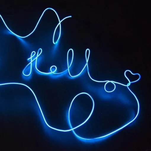 DIY fleksibilna višebojna LED svjetla od neonske žice