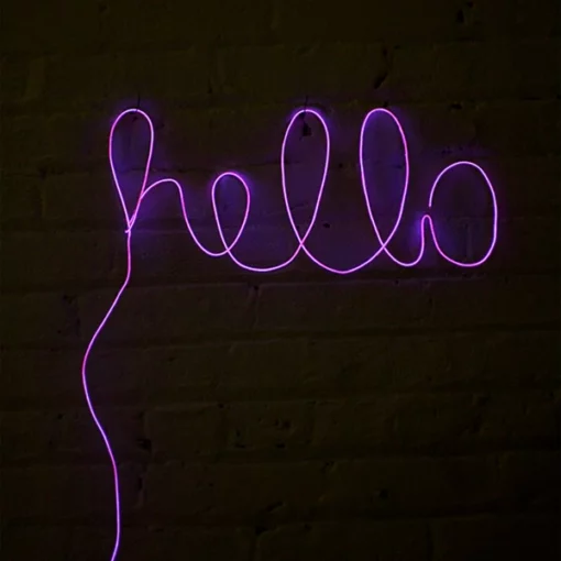 DIY Flexible Multi-Coloured Neon Wire LED Mwenje