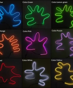 DIY Flexible Multi-Colored Neon Wire LED Lights