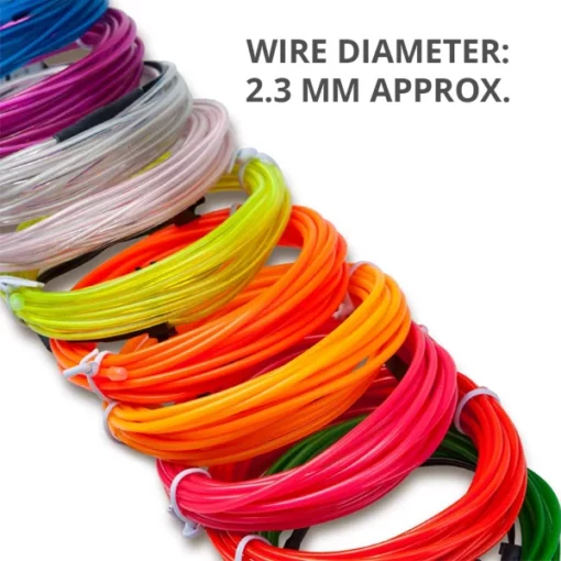 I-DIY Flexible Multi-Coloured Neon Wire LED Lights