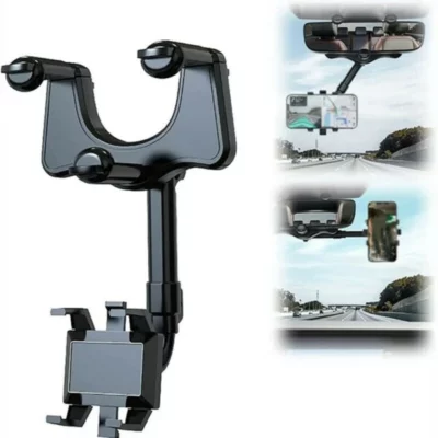 Rotatable and Retractable Car Phone Holder