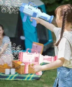 32 Holes Kids Gatling Bubble Gun